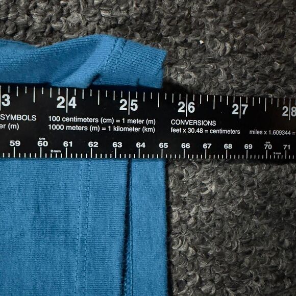 The North Face Graphic T-Shirt Men S Blue Recycled Cotton Outdoor Tee - Picture 5 of 5